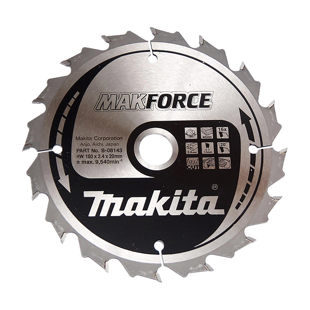 Makita Makforce Wood Cutting Saw Blade