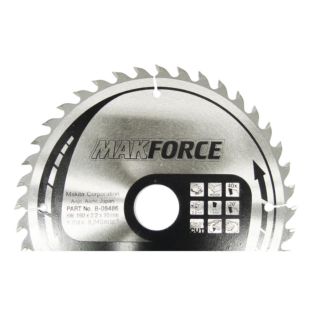 Makita Makforce Wood Cutting Saw Blade