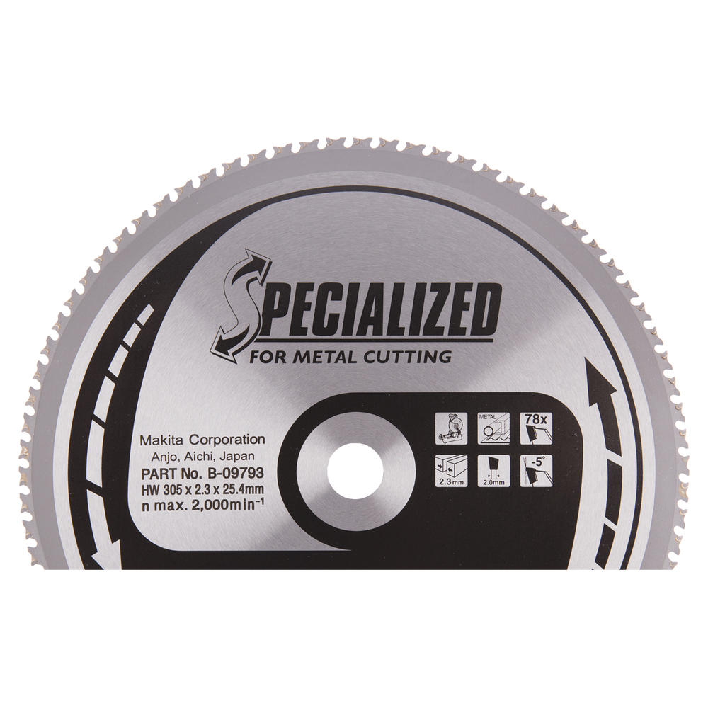 Makita SPECIALIZED Metal Cutting Saw Blade 305mm 78T 25.4mm