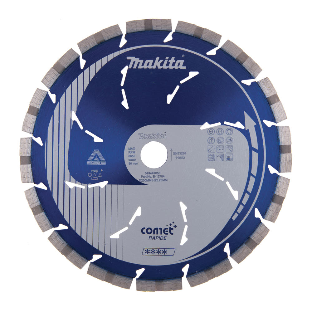 Makita Comet Dry And Wet Diamond Cutting Disc