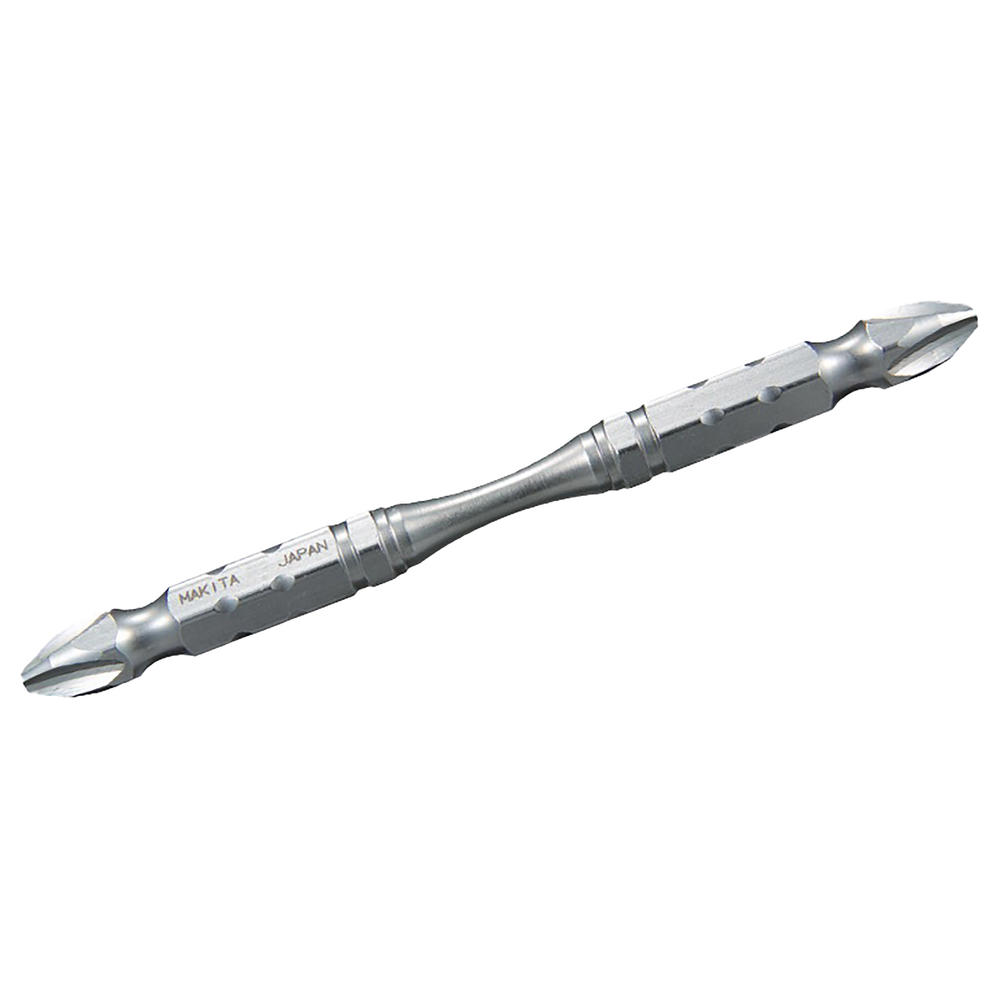 Makita Torsion Impact Double Ended Pozi Screwdriver Bit Pz2 85mm Pack Of 3