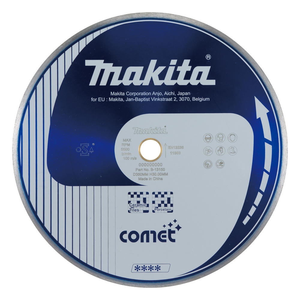 Makita Comet Continuous Rim Diamond Tile Cutting Disc 350mm