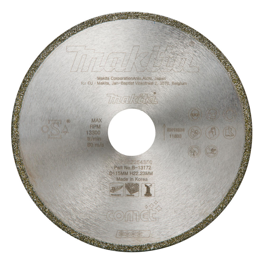 Makita Comet Electroplated Diamond Cutting Disc for Marble