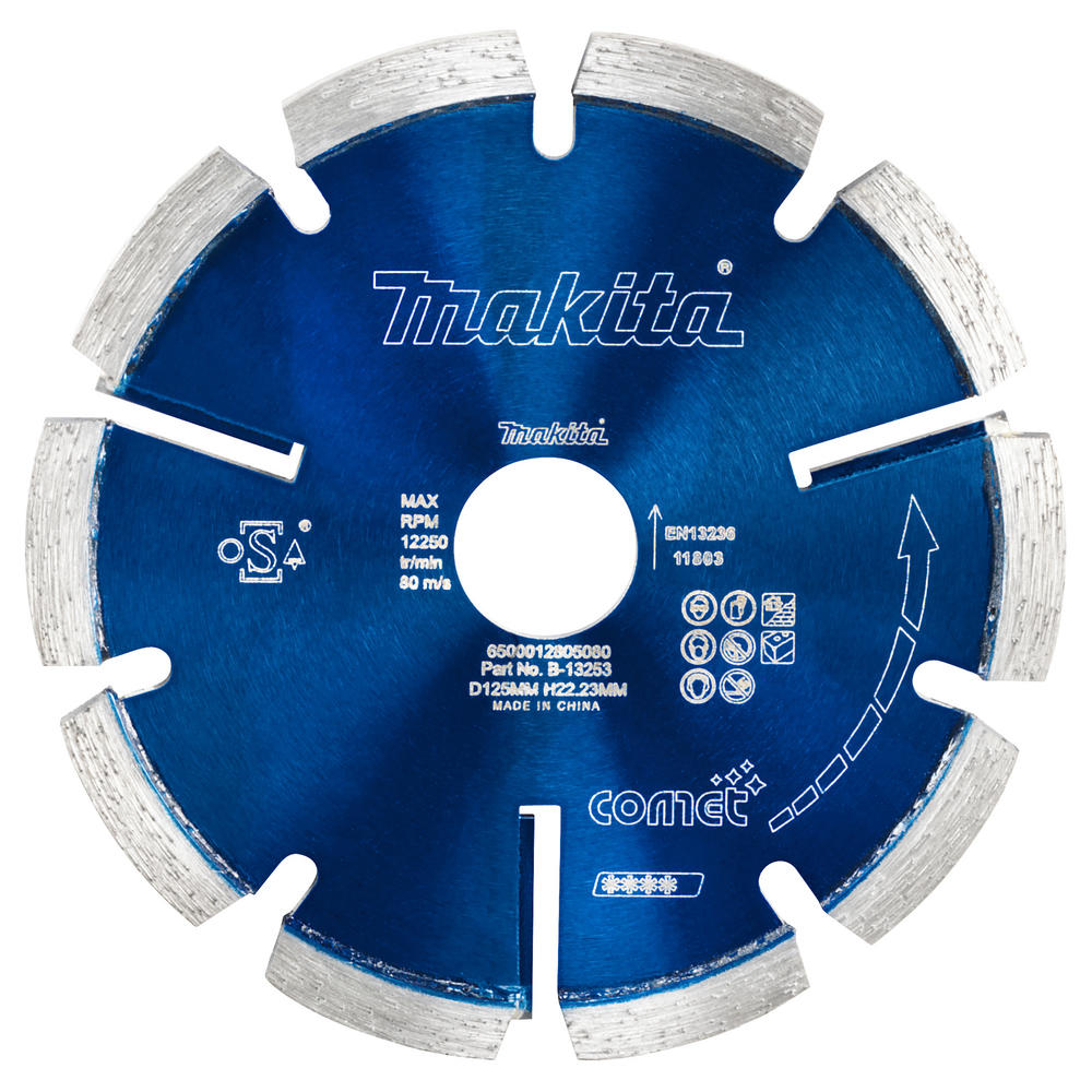 Image of Makita Comet Diamond Mortar Raking Disc 125mm 6mm 22mm