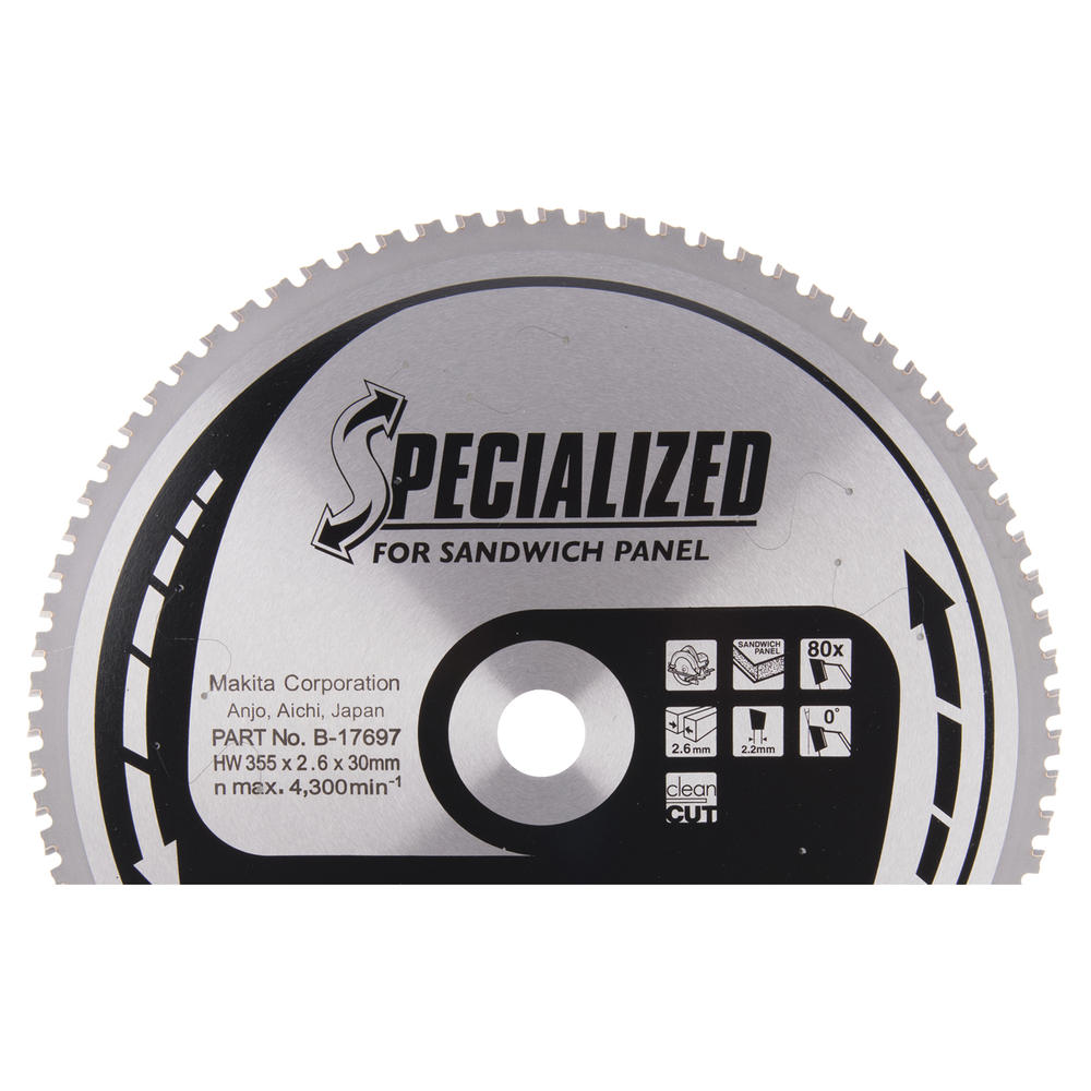 Makita SPECIALIZED Sandwich Panel Cutting Saw Blade