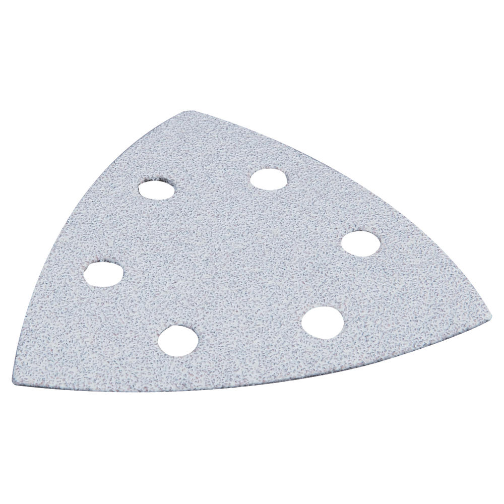 Makita Punched Hook And Loop White Wood / Paint Delta Sanding Sheets 80g Pack Of 10