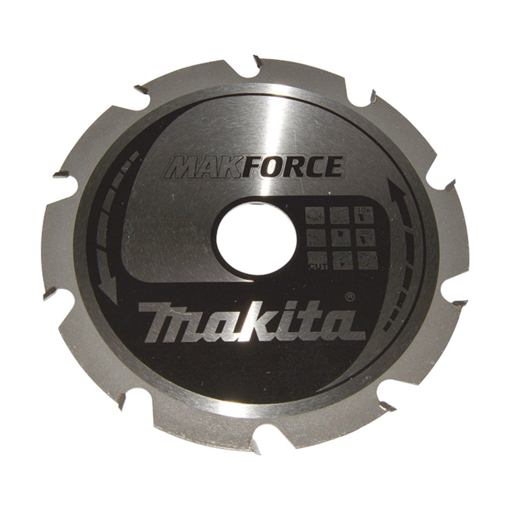 Makita Makforce Circular Saw Blade For Wood Cutting 165mm 10t 30mm