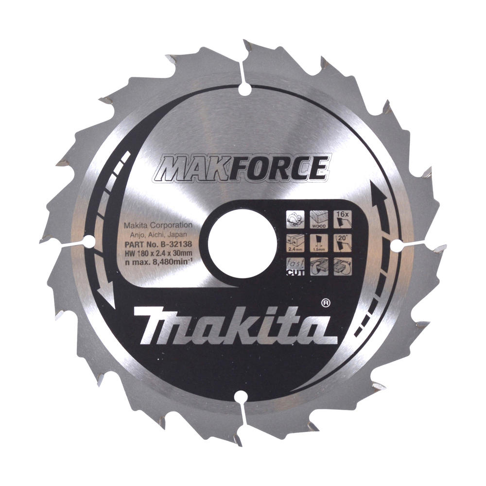 Makita Makforce Circular Saw Blade For Wood Cutting