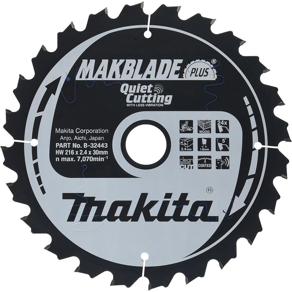 Makita MAKBLADE PLUS Circular Mitre Saw Blade for Wood