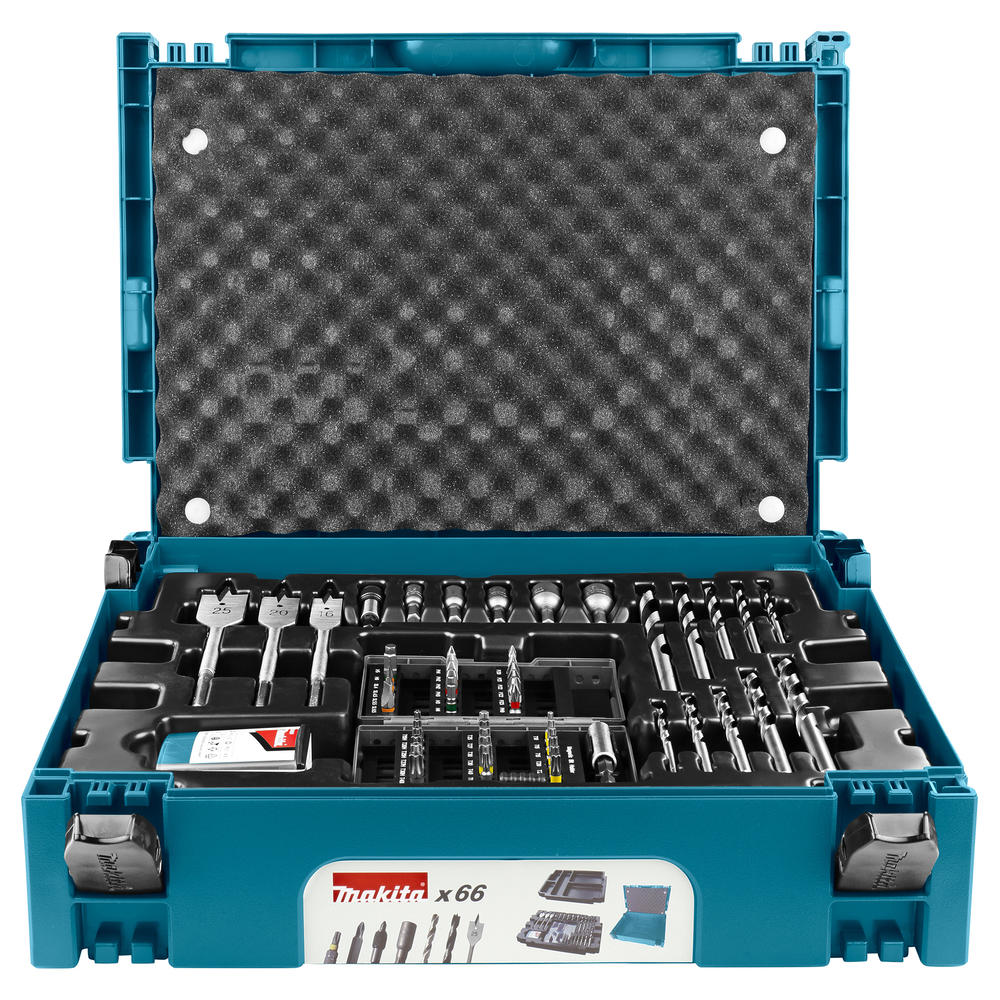 Makita 66 Piece Makpac Drill And Screwdriver Bit Set