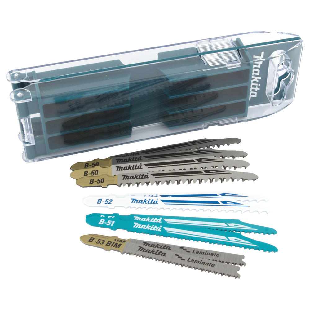 Makita 10 Piece Super Express And Laminate Cutting Jigsaw Blade Set