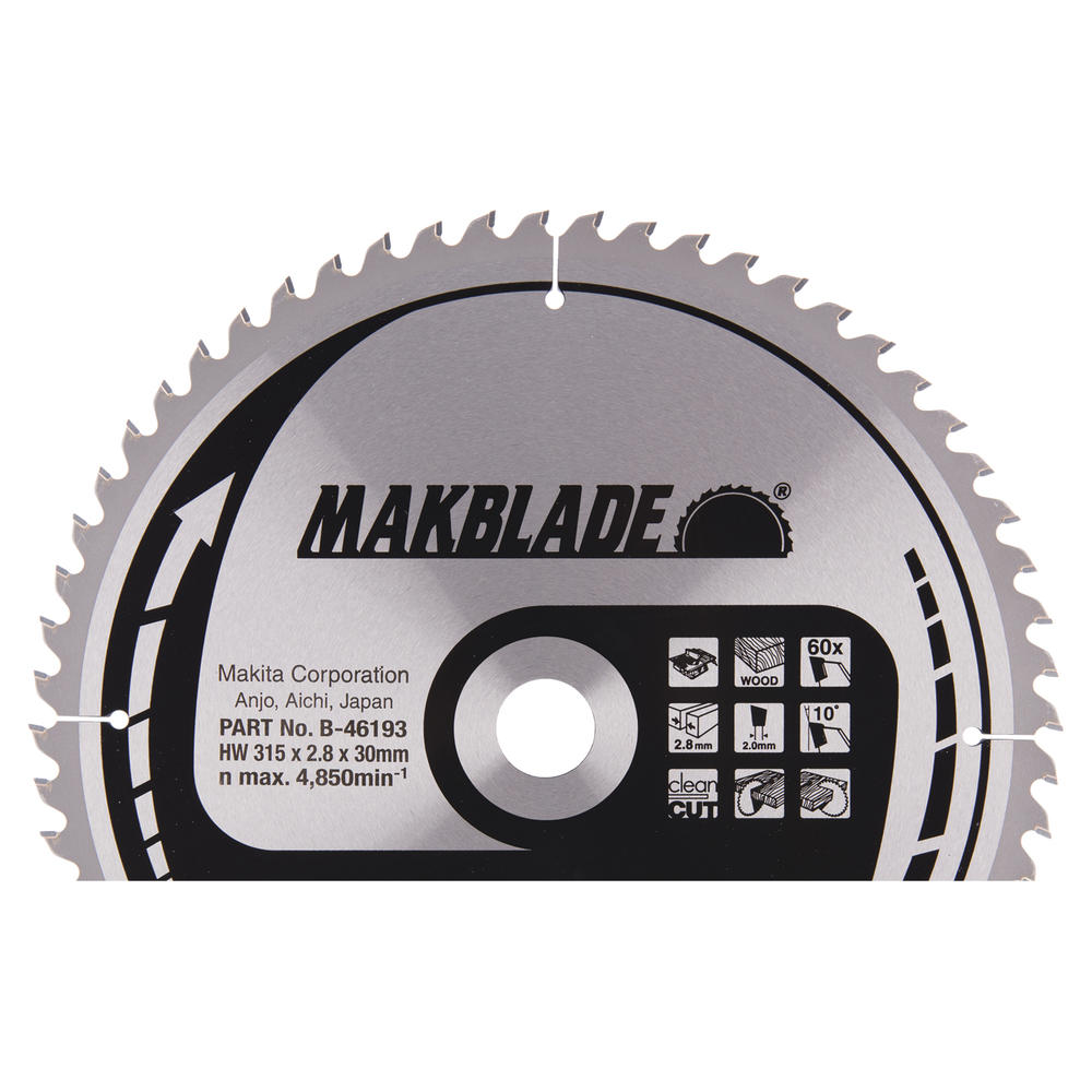 Makita MAKBLADE Wood Cutting Circular Saw Blade