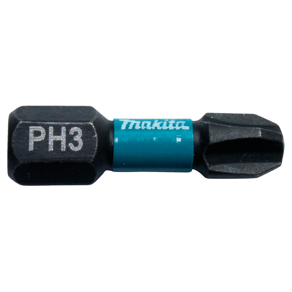 Makita Impact Black Torsion Phillips Screwdriver Bits PH3 25mm Pack of 2