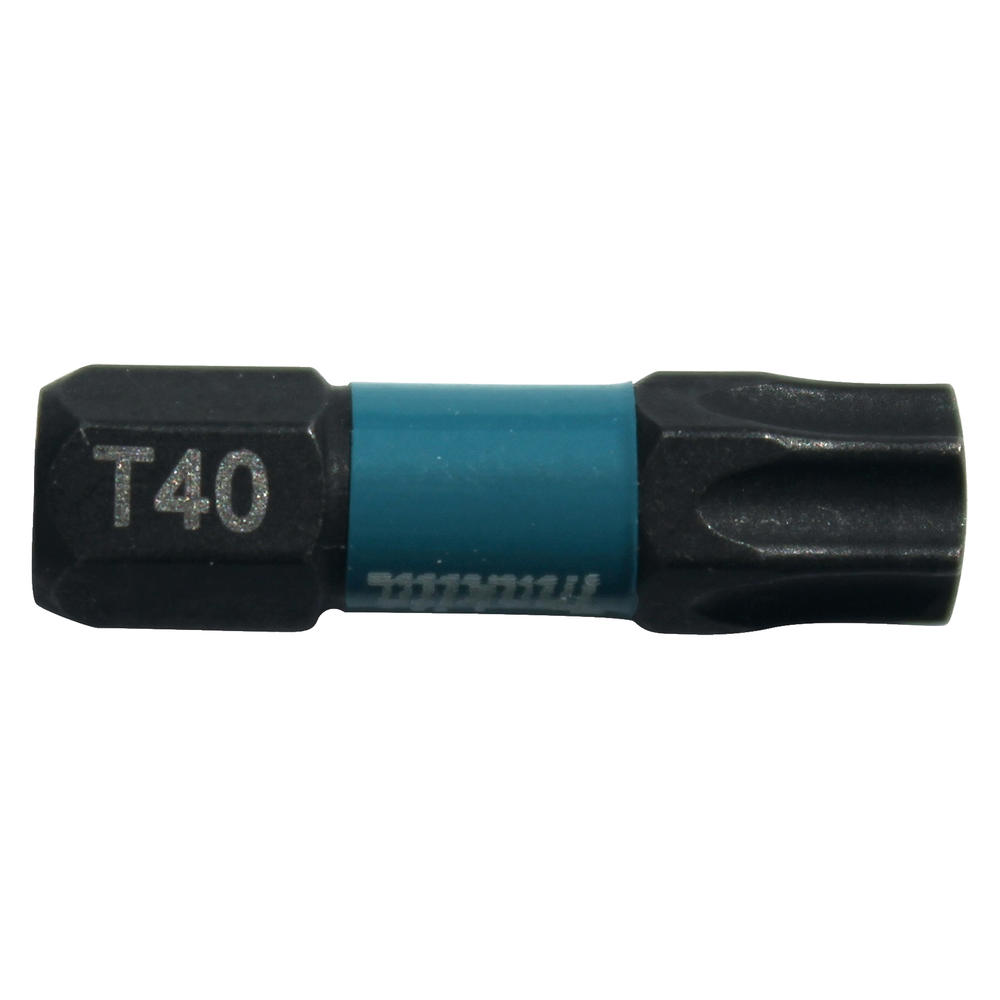 Makita Impact Black Torsion Torx Screwdriver Bits T40 25mm Pack of 2