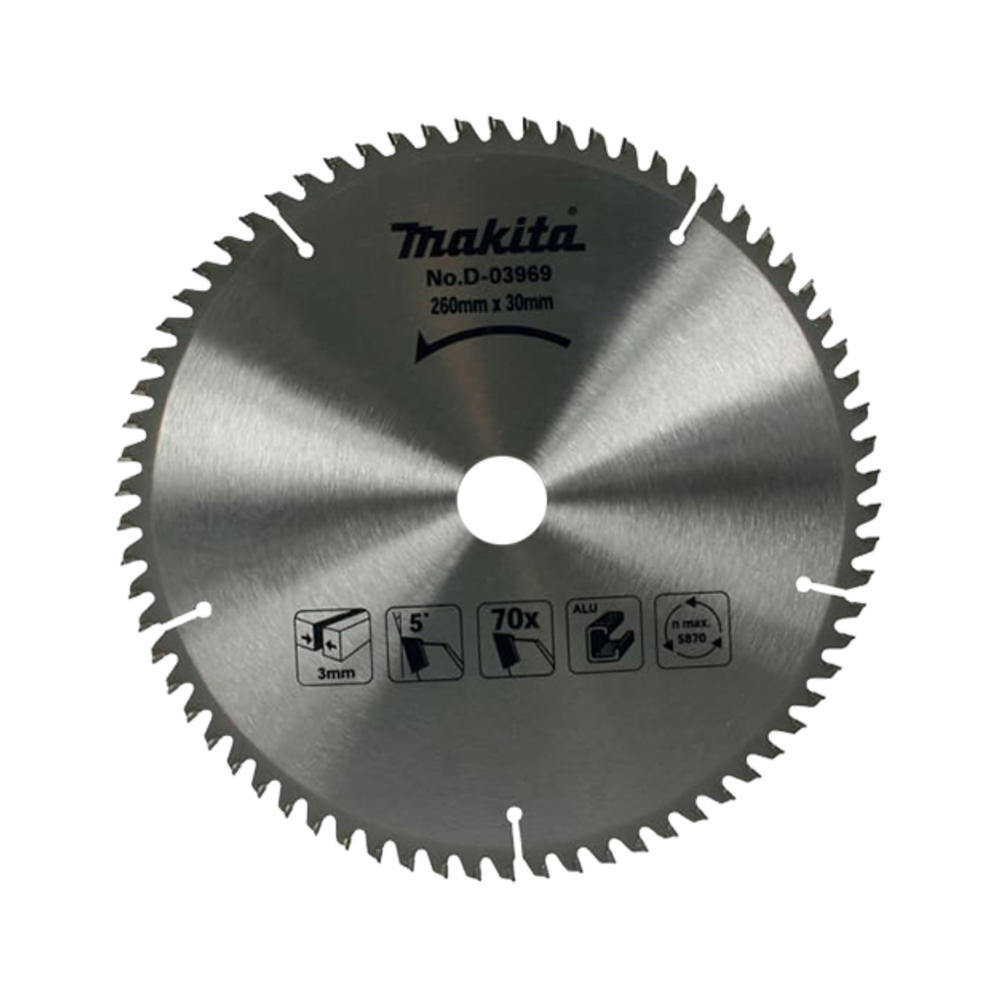 Makita Wood Cutting Circular Saw Blade 260mm 70T 30mm