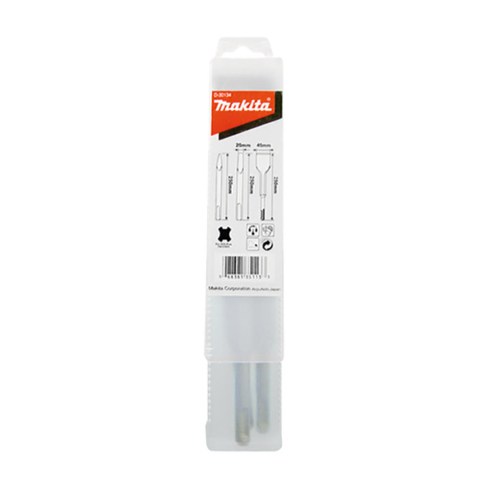View Makita 3 Piece Sds Plus Chisel Set