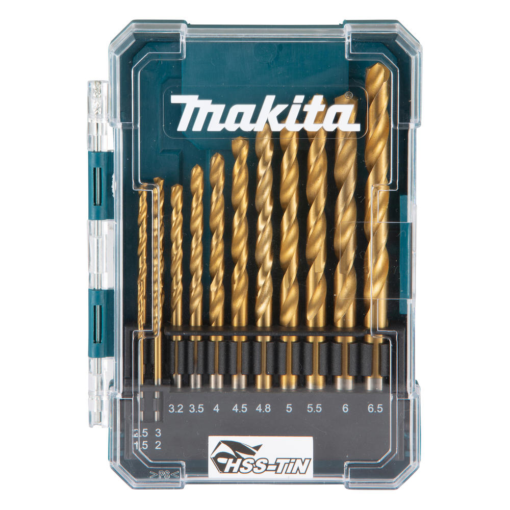 Makita 13 Piece Hss Tin Drill Bit Set