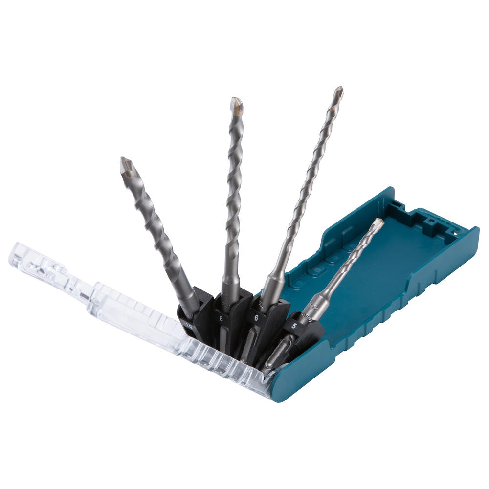 Makita 4 Piece SDS Plus TCT Drill Bit Set