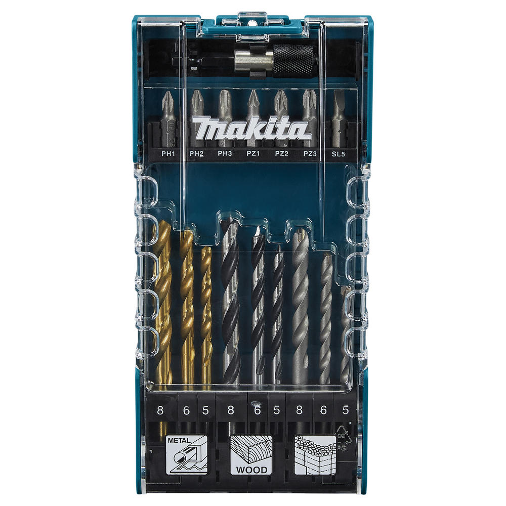 Makita 17 Piece Drill And Screwdriver Bit Set