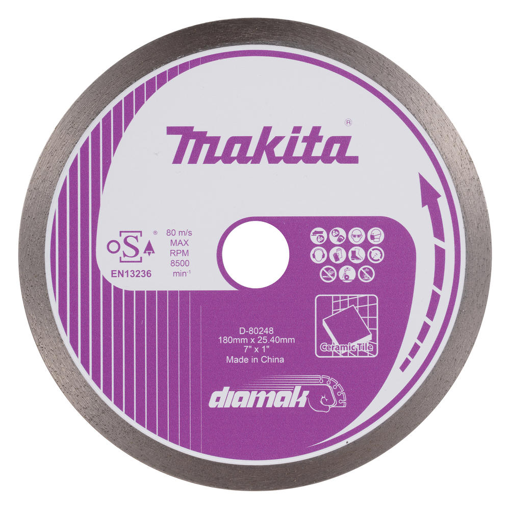 View Makita Diamak Tile Cutting Diamond Cutting Disc 180mm
