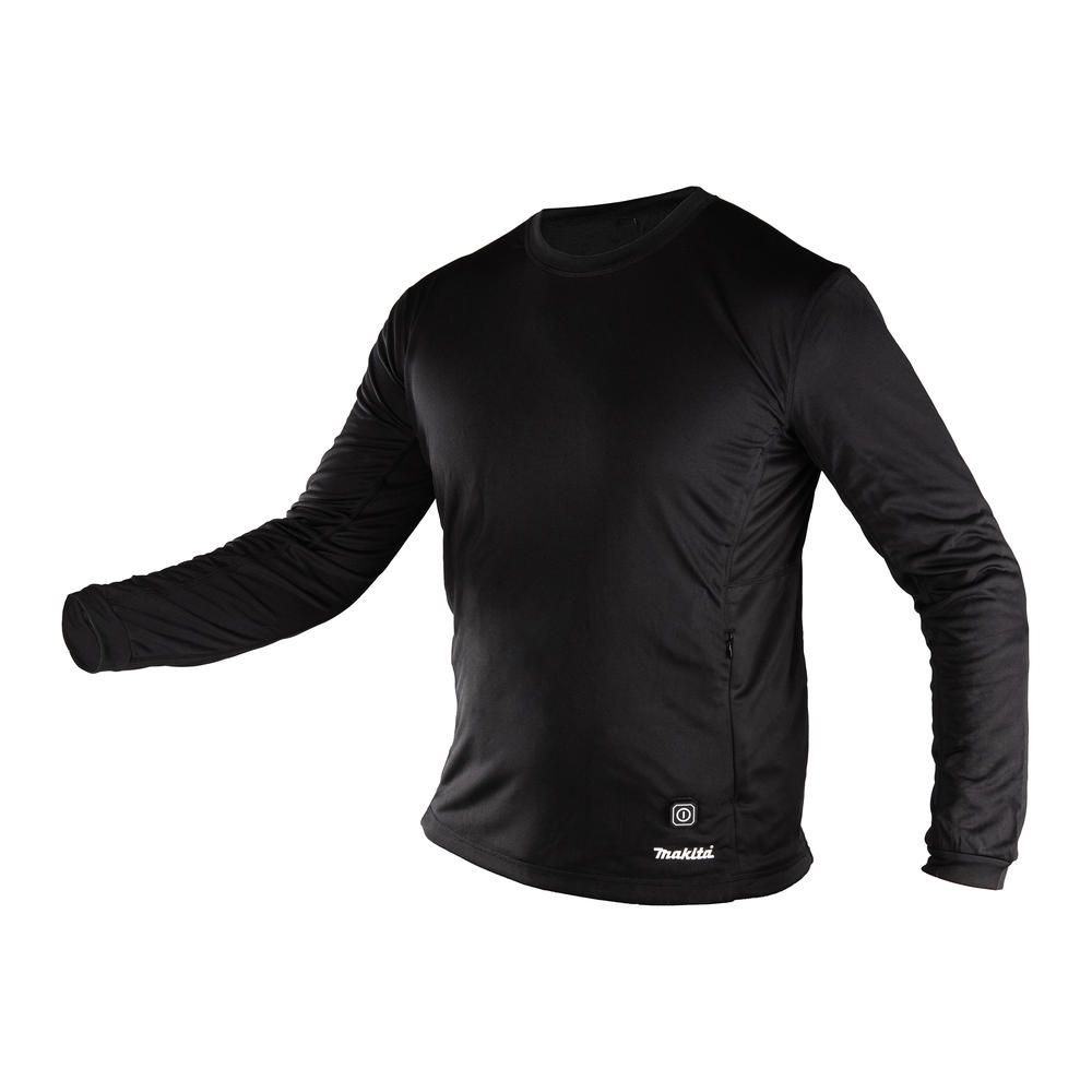 Makita Dcx200c 18v Lxt Cordless Heated Pull Over Baselayer Shirt Black Xl