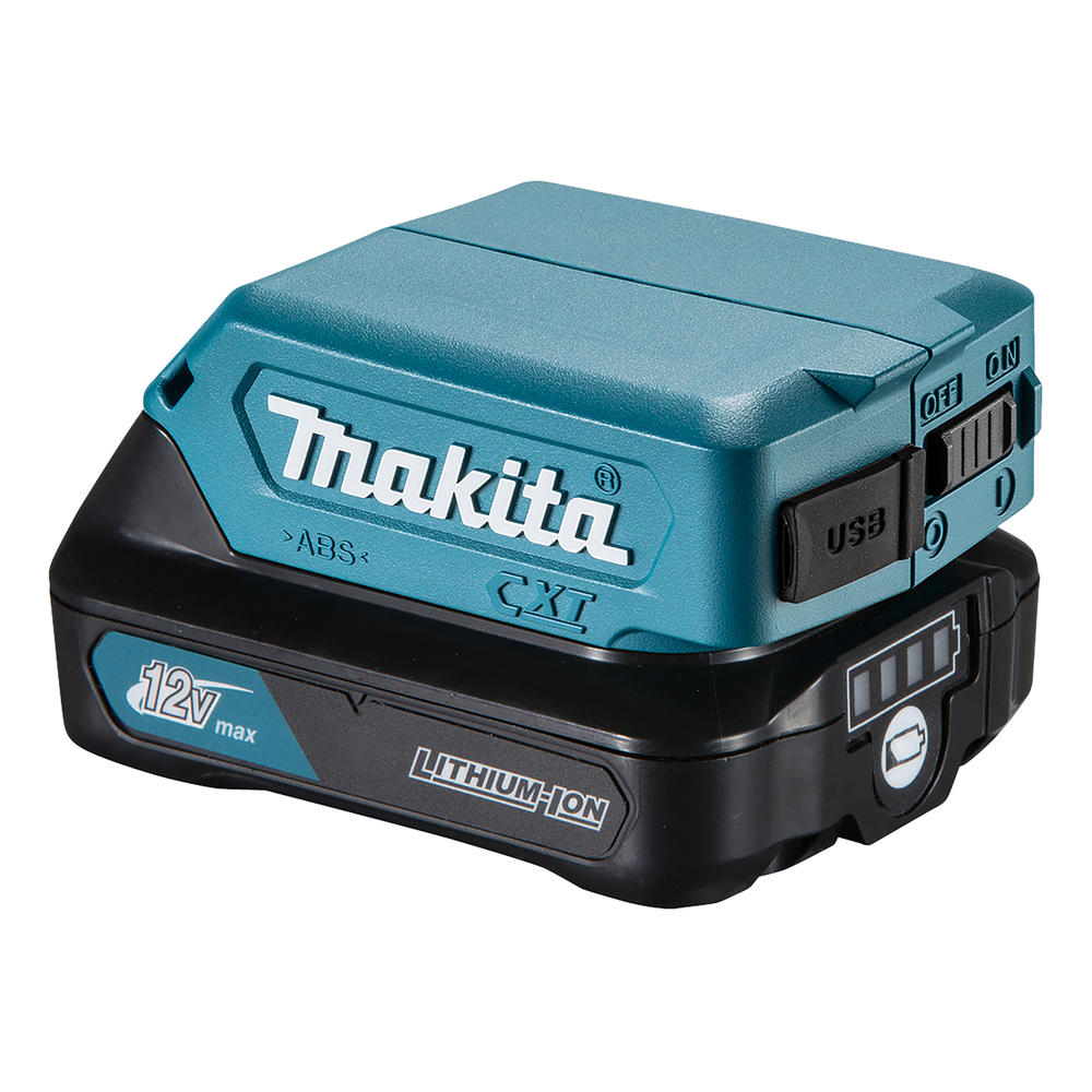 Makita DEBADP08 USB Battery Adaptor for CXT 12v Batteries
