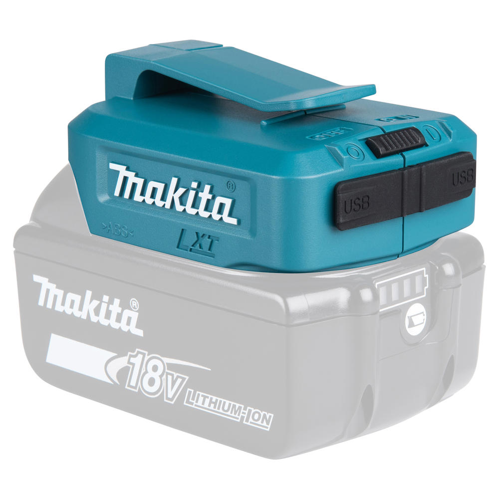 Makita DECADP05 USB Battery Adaptor for LXT 18v Batteries