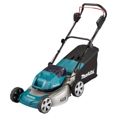 Makita DLM460 Twin 18v LXT Cordless Brushless Rotary Lawnmower 460mm