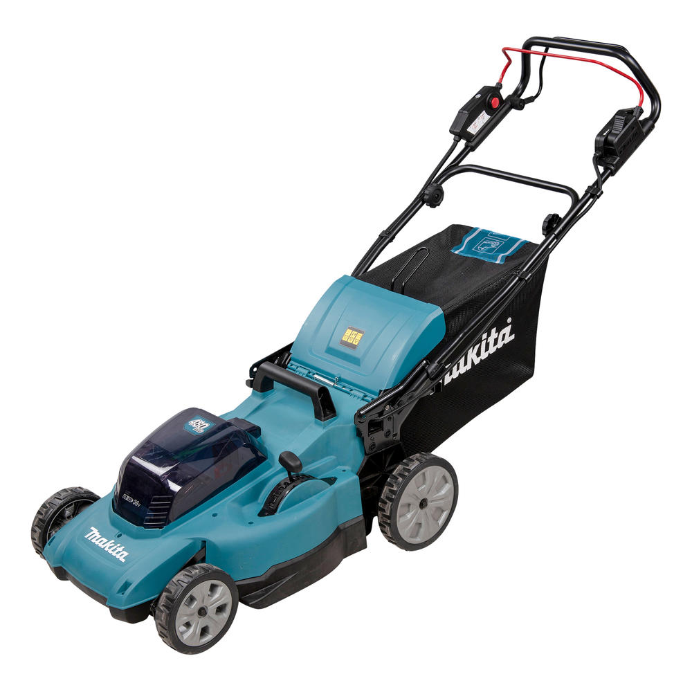 Makita DLM481 Twin 18v LXT Cordless Lawnmower 480mm 2 x 5ah Li-ion Battery Charger