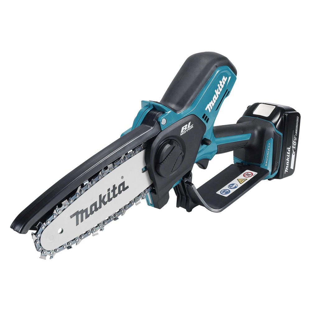 Makita DUC150 18v LXT Cordless Brushless Pruning Saw 150mm 1 x 5ah Li-ion Battery Charger