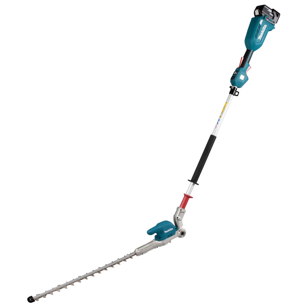 Makita DUN500W 18v LXT Cordless Pole Hedge Trimmer 500mm 2 x 5ah Li-ion Battery Charger