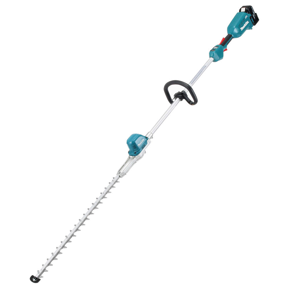 Makita DUN600L 18v LXT Cordless Brushless Pole Hedge Trimmer 600mm 2 x 5ah Li-ion Battery Charger