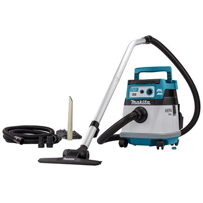 Makita DVC157L Twin 18v LXT Cordless Brushless L Class Dust Extractor