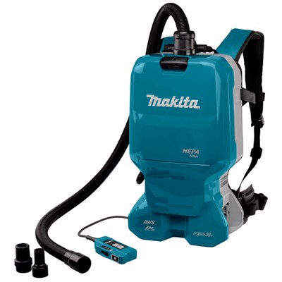 Makita DVC665 Twin 18v LXT Cordless Backpack Vacuum Cleaner