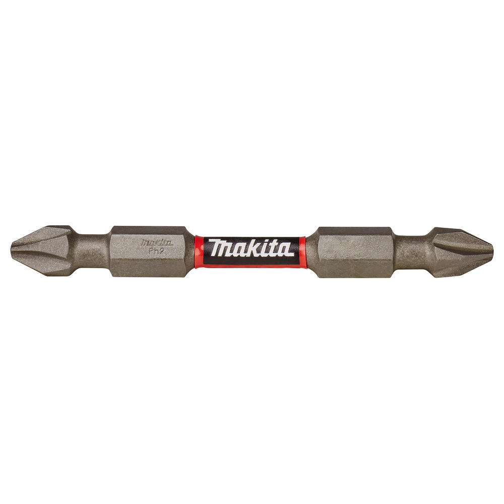 Makita Impact Premier Double Ended Torsion Philips Screwdriver Bits Ph2 65mm Pack Of 2