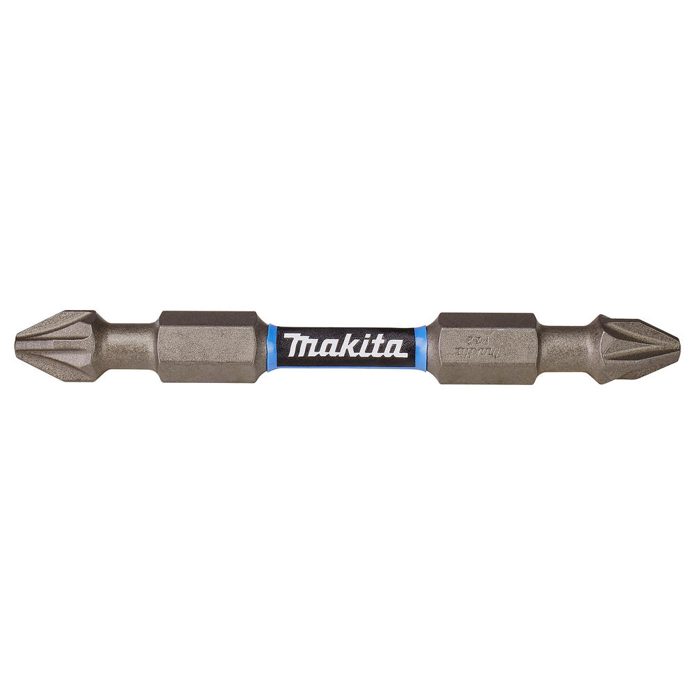 Makita Impact Premier Double Ended Torsion Pozi Screwdriver Bits Pz2 65mm Pack Of 2