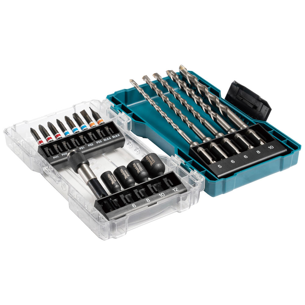 Makita 18 Piece Sds Plus Drill And Screwdriver Bit Set