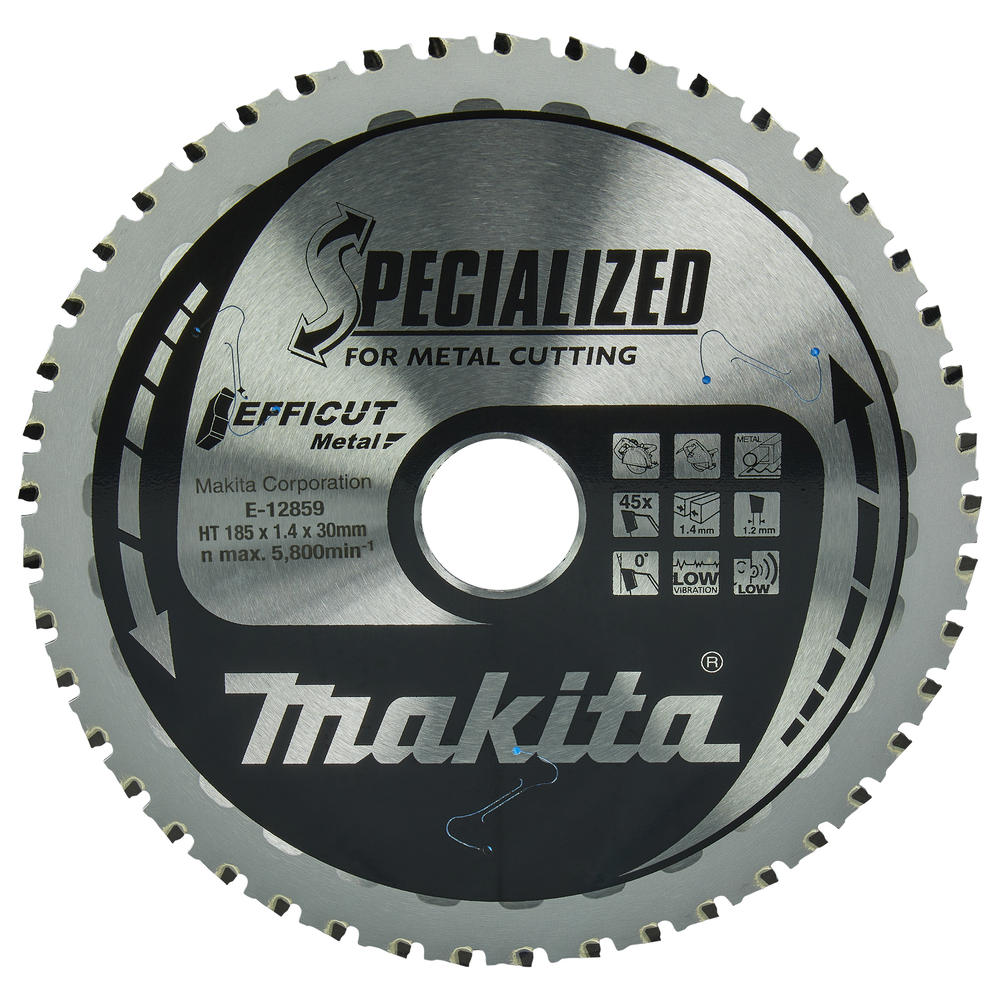 Makita Specialized Efficut Metal Circular Saw Blade 185mm 45t 30mm