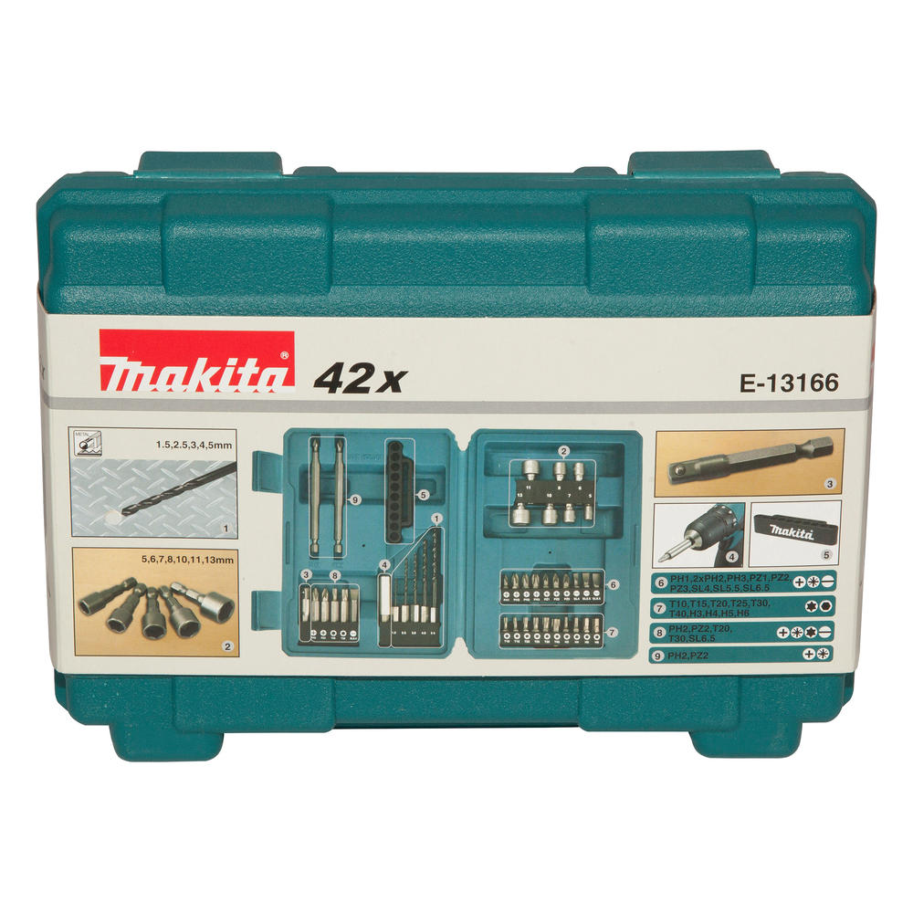 Makita 42 Piece Metalworkers Drill and Screwdriver Bit Set