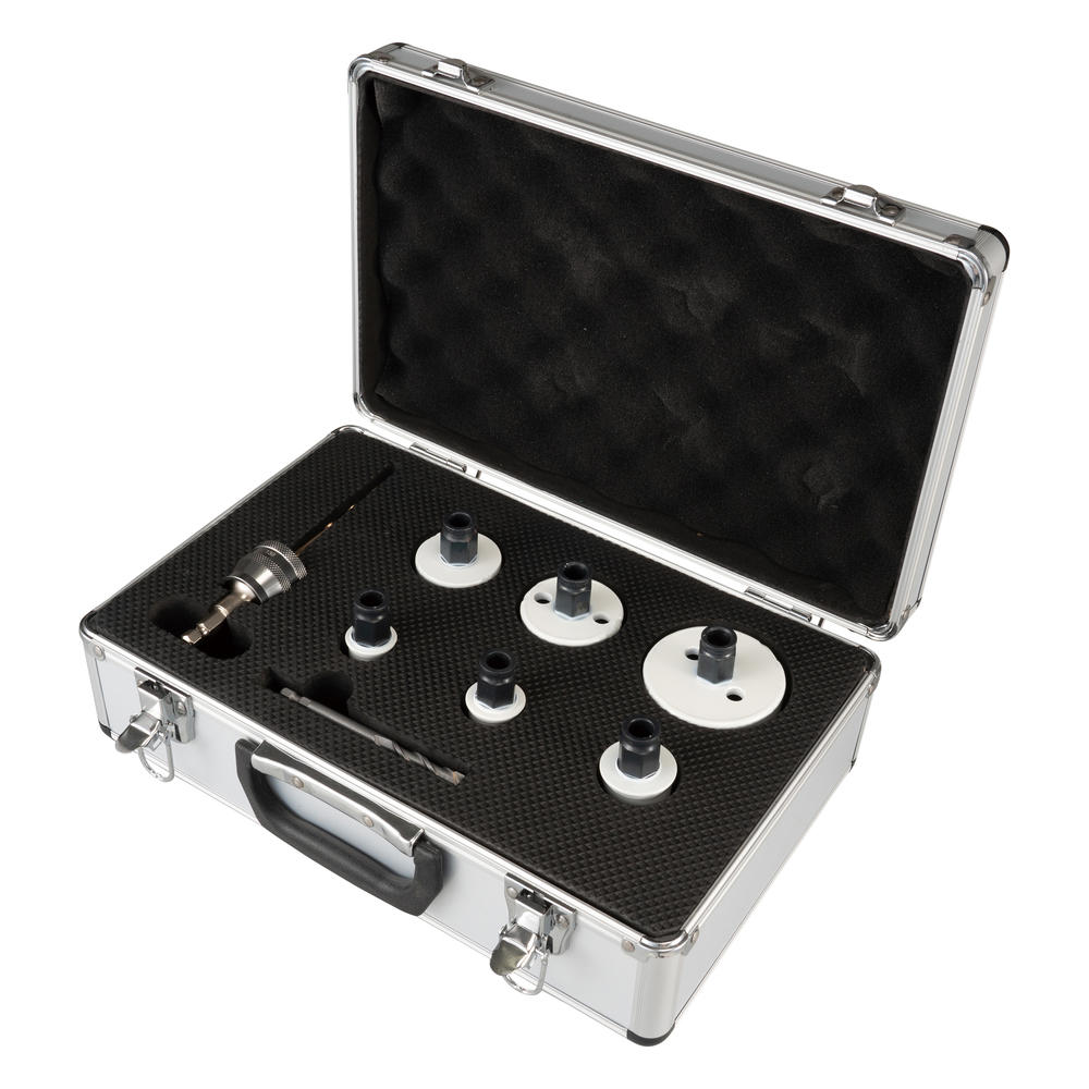 Makita EzyChange 8 Piece TCT Bi Metal Hole Saw Set
