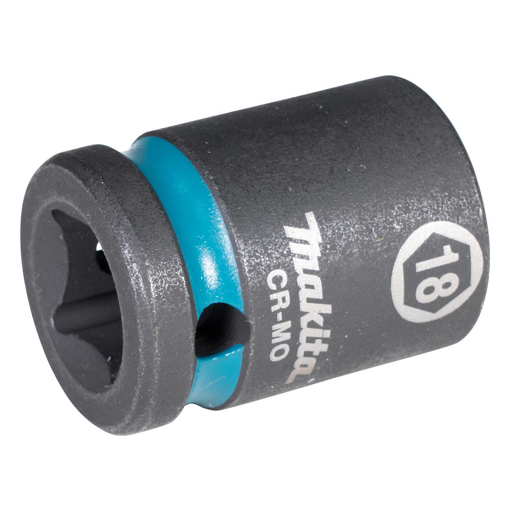Makita 1/2" Drive Impact Black Impact Socket 1/2" 18mm