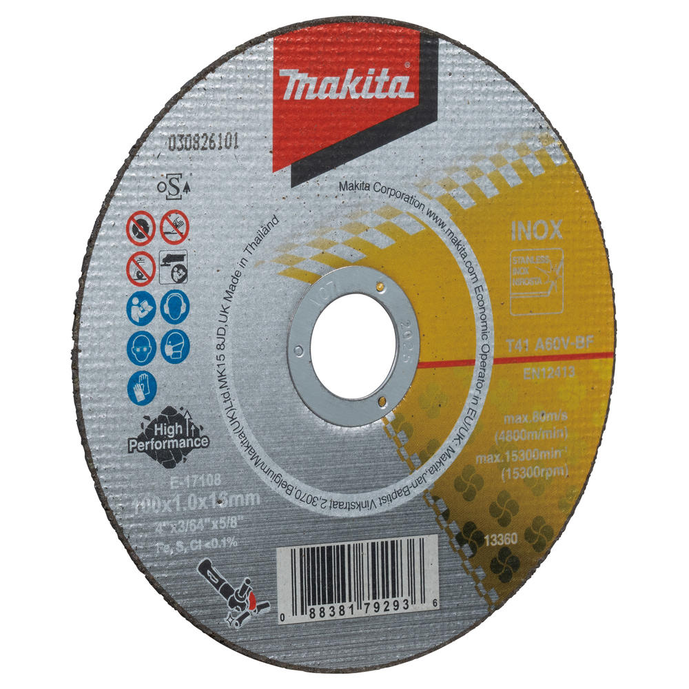 Makita A60V Thin Stainless Steel Cutting Discs