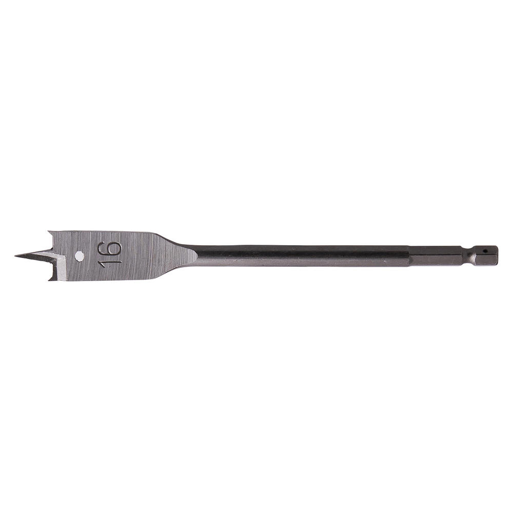 Makita 1/4" Hex Shank Flat Wood Drill Bit 16mm 150mm Pack Of 1