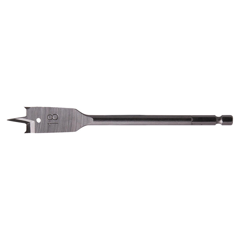 Makita 1/4" Hex Shank Flat Wood Drill Bit 18mm 150mm Pack Of 1