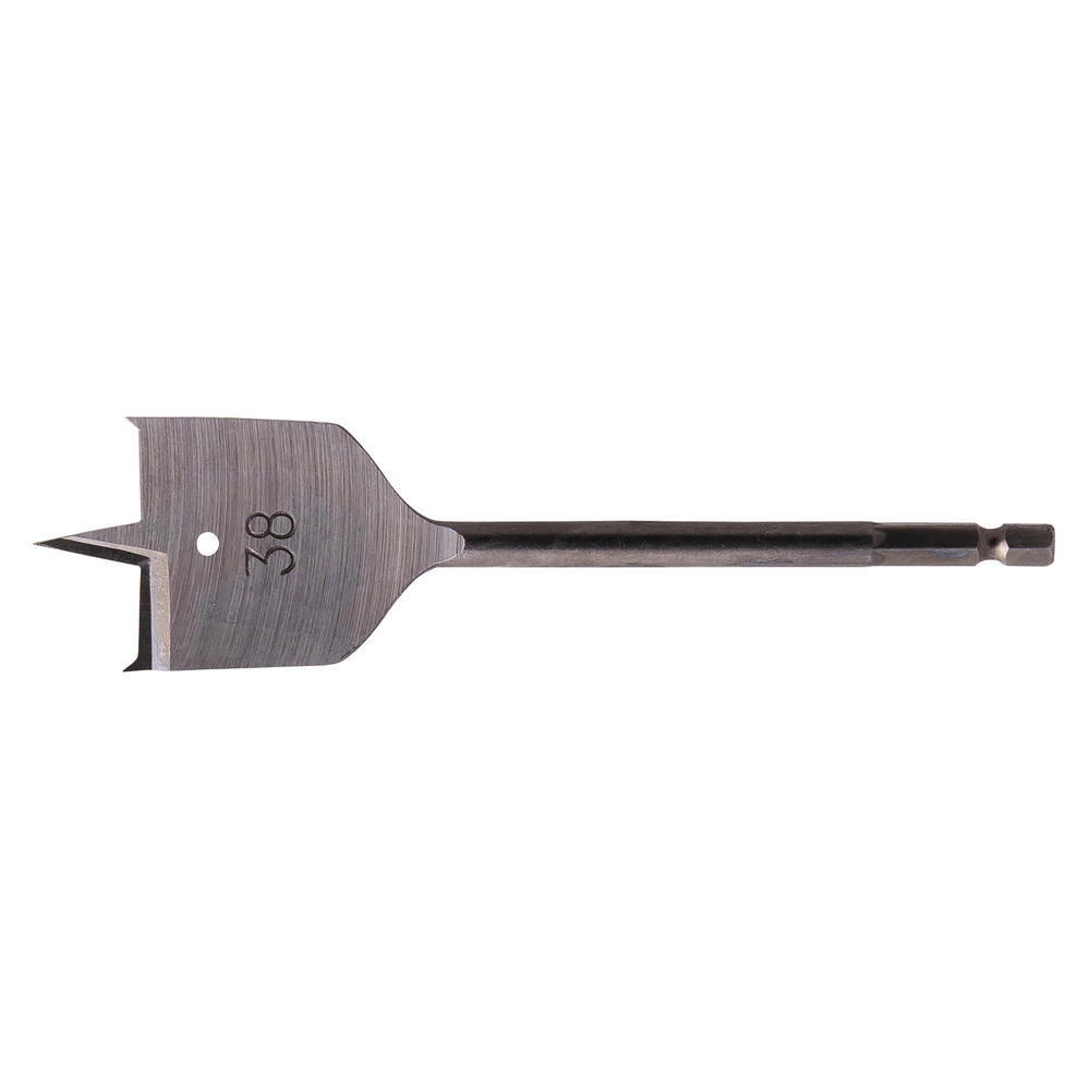 Makita 1/4" Hex Shank Flat Wood Drill Bit 38mm 150mm Pack Of 1