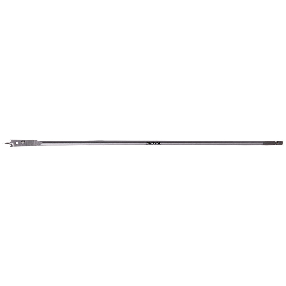 Makita 1/4" Hex Shank Flat Wood Drill Bit 10mm 400mm Pack Of 1