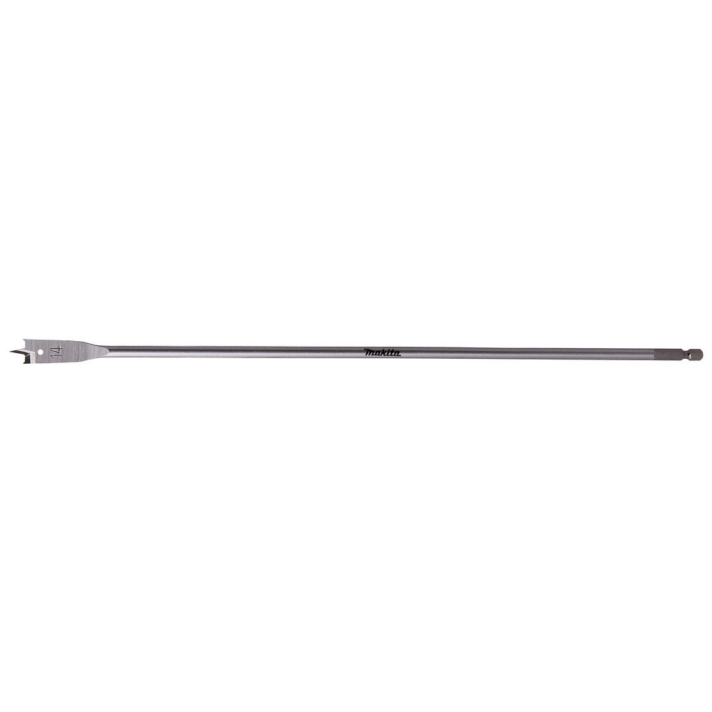 Makita 1/4" Hex Shank Flat Wood Drill Bit 14mm 400mm Pack Of 1