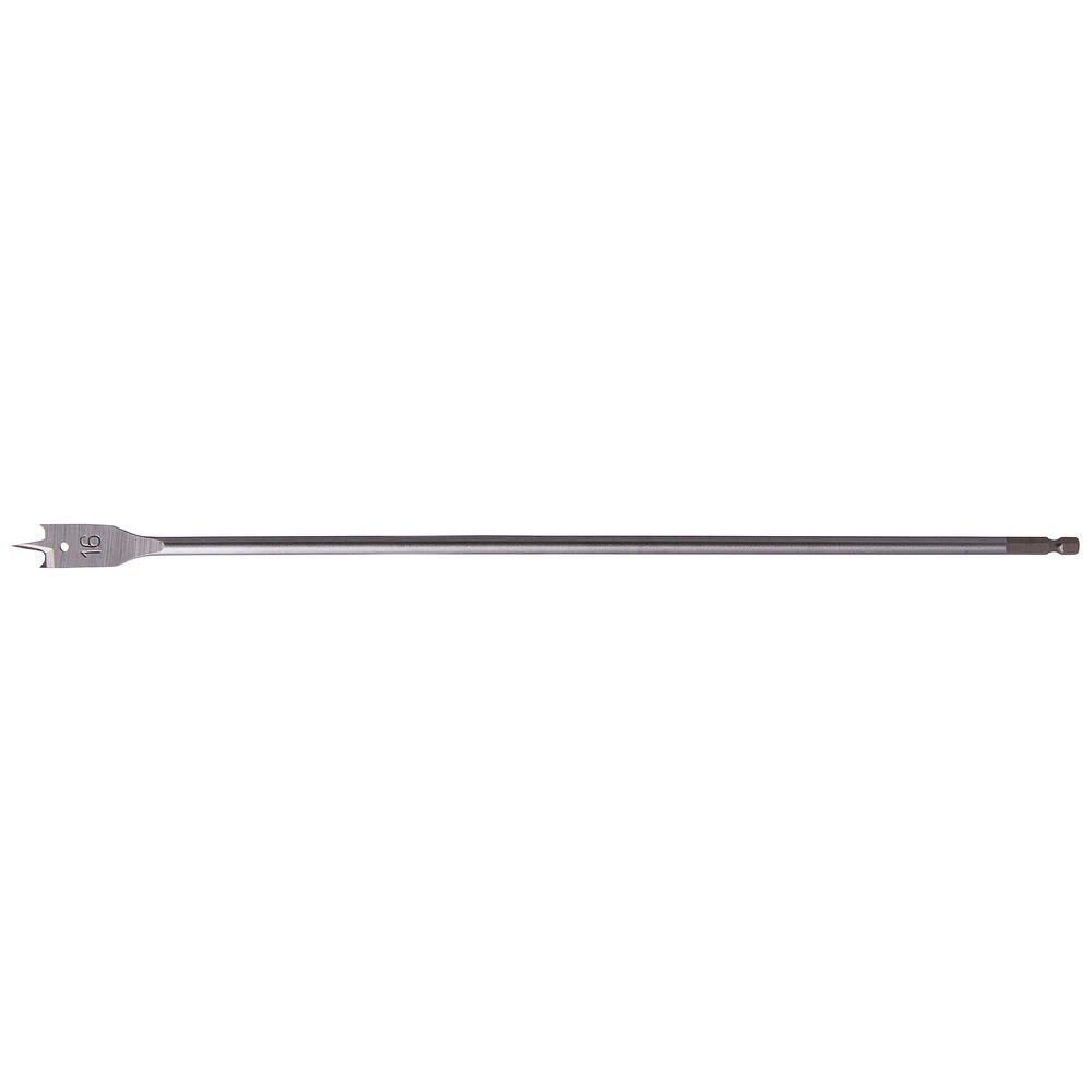 Makita 1/4" Hex Shank Flat Wood Drill Bit 16mm 400mm Pack Of 1