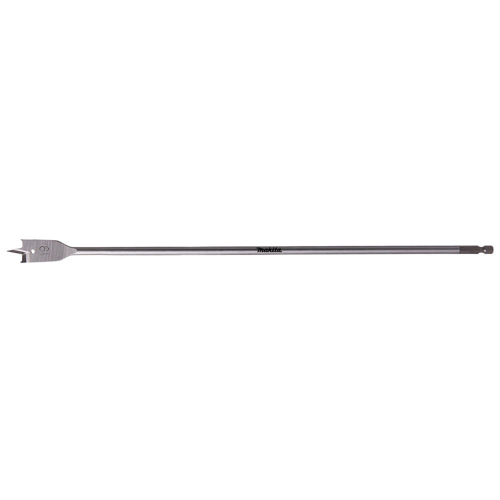 Makita 1/4" Hex Shank Flat Wood Drill Bit 19mm 400mm Pack Of 1