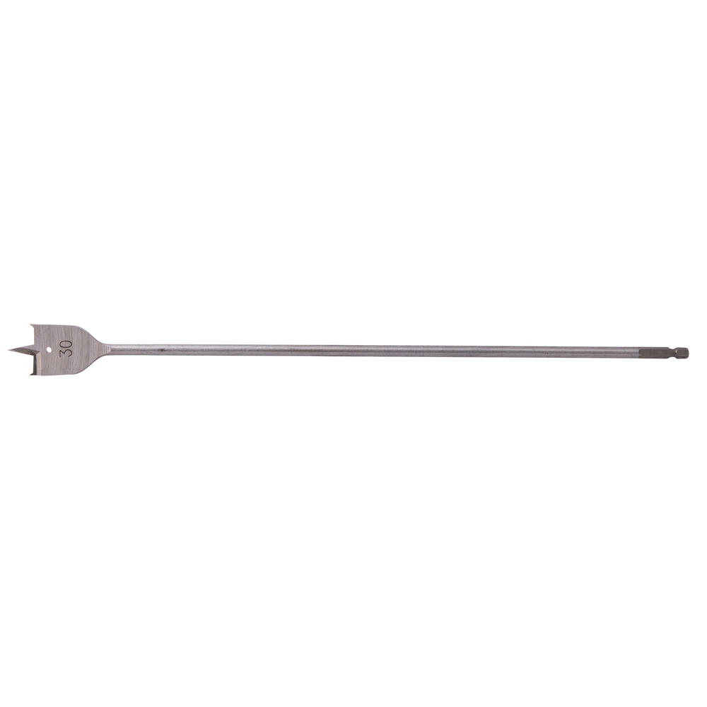 Makita 1/4" Hex Shank Flat Wood Drill Bit 30mm 400mm Pack Of 1